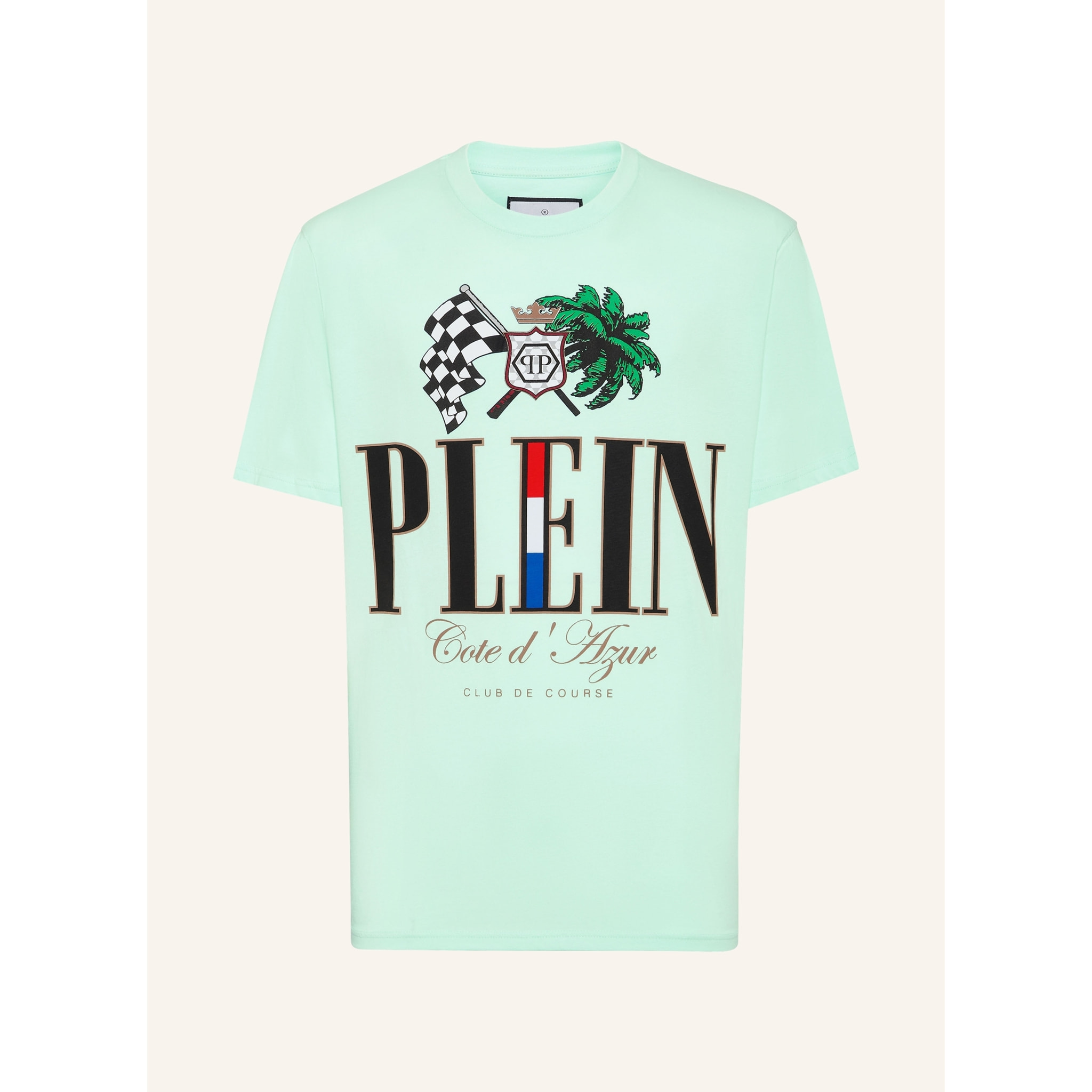 PHILIPP PLEIN T-Shirt Round Neck D AZUR