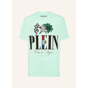 PHILIPP PLEIN T-Shirt Round Neck D AZUR