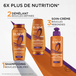 Lot de 12 - L'Oréal Paris Elseve Huile Extraordinaire Amla Après-Shampooing Démêlant Boucles Définies 200ml