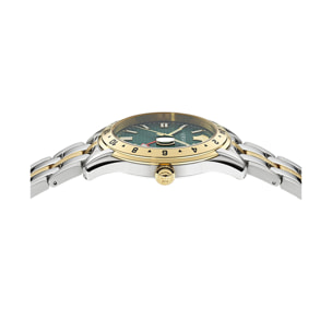 Versace Reloj Analógico De Cuarzo Greca Time Gmt