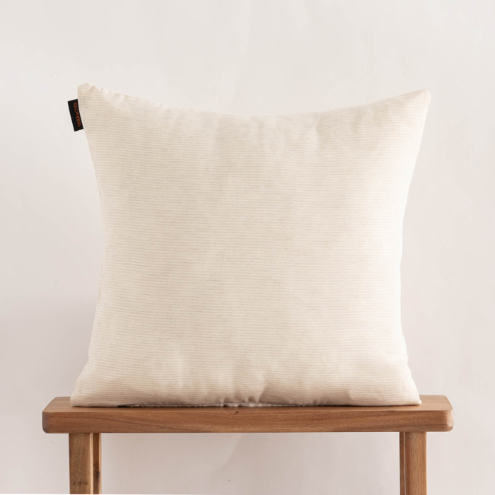 Housse de coussin jacquard 65x65 cm Jávea pequeña Lin