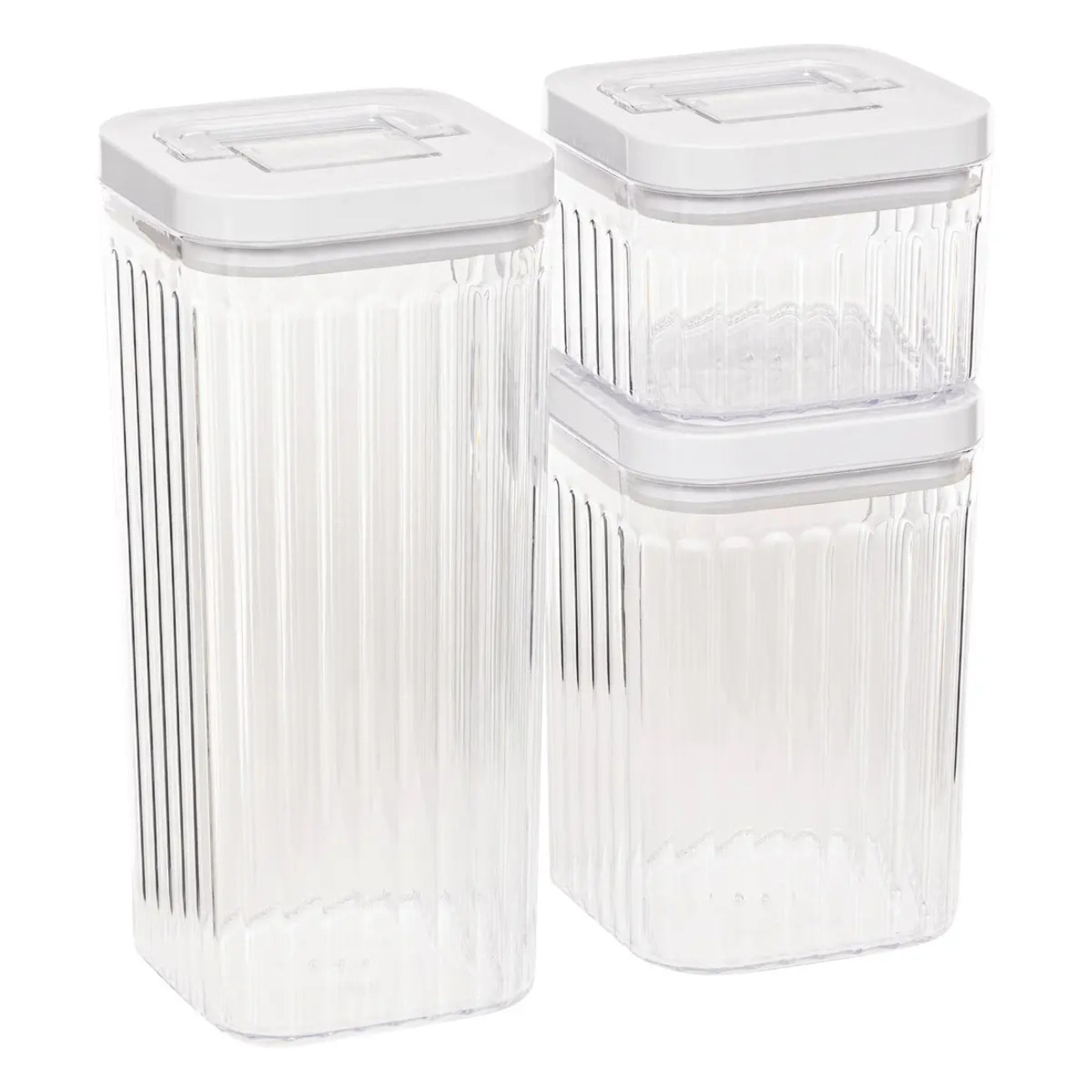 Lot de 3 boîtes de conservation Streaks