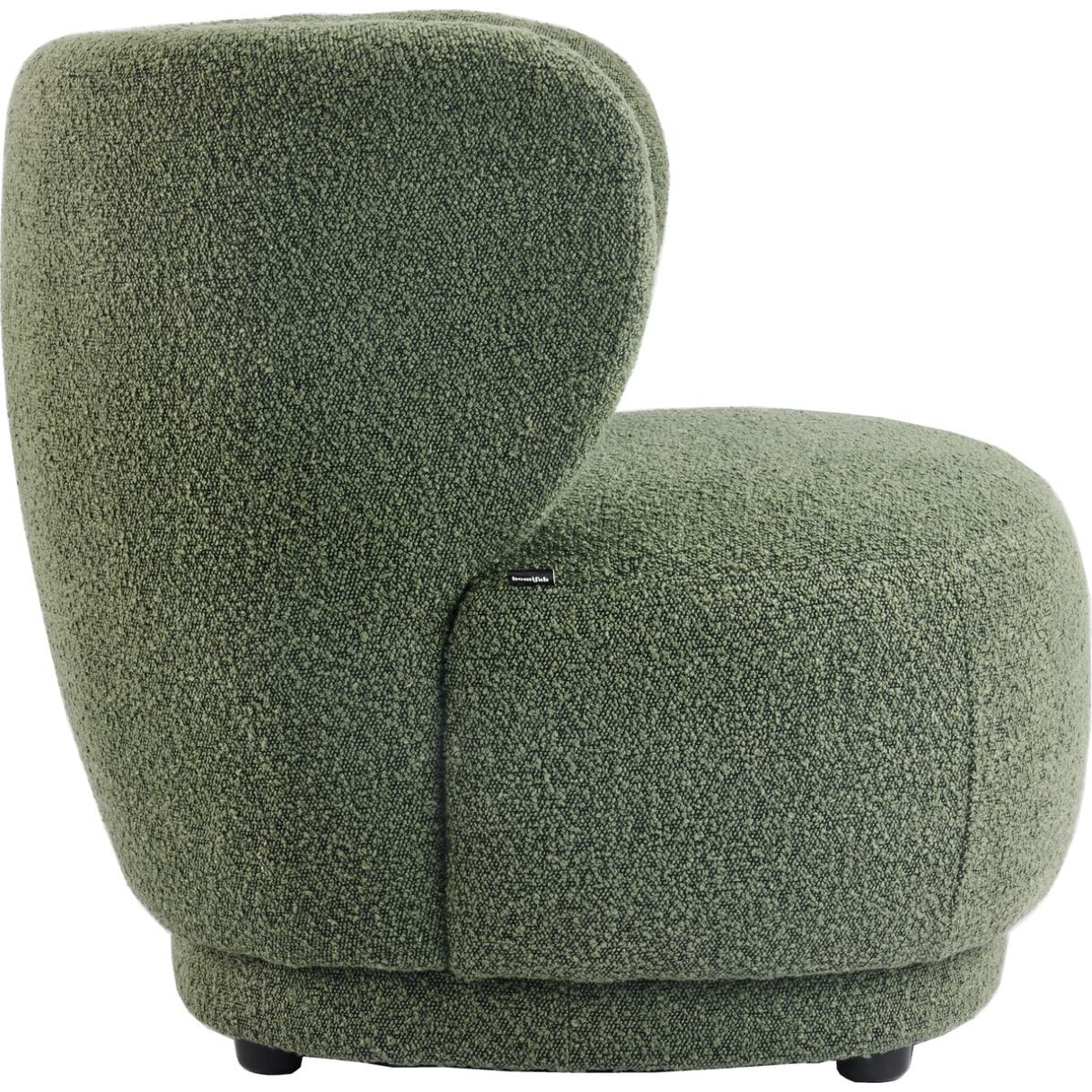 Fauteuil en tissu bouclette - ESTER
