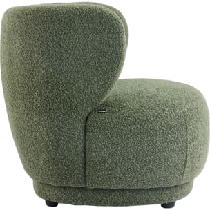 Fauteuil en tissu bouclette - ESTER