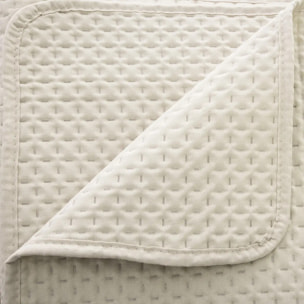 Dessus de lit Dolce beige lin 260x240cm