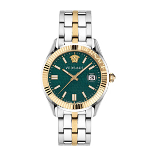 Versace Reloj Analógico De Cuarzo Greca Time
