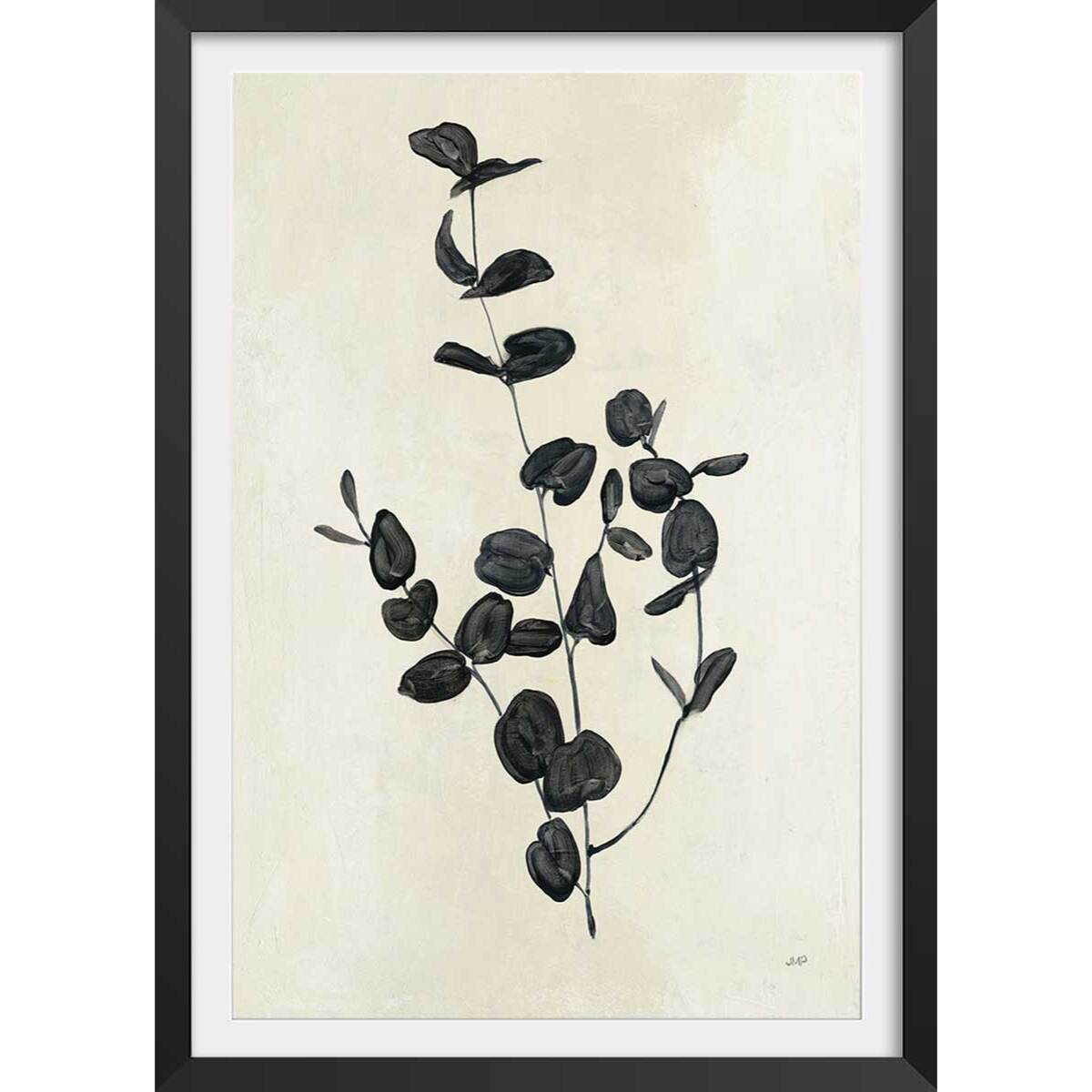 Affiche fleurs Black magic Affiche sous cadre noir