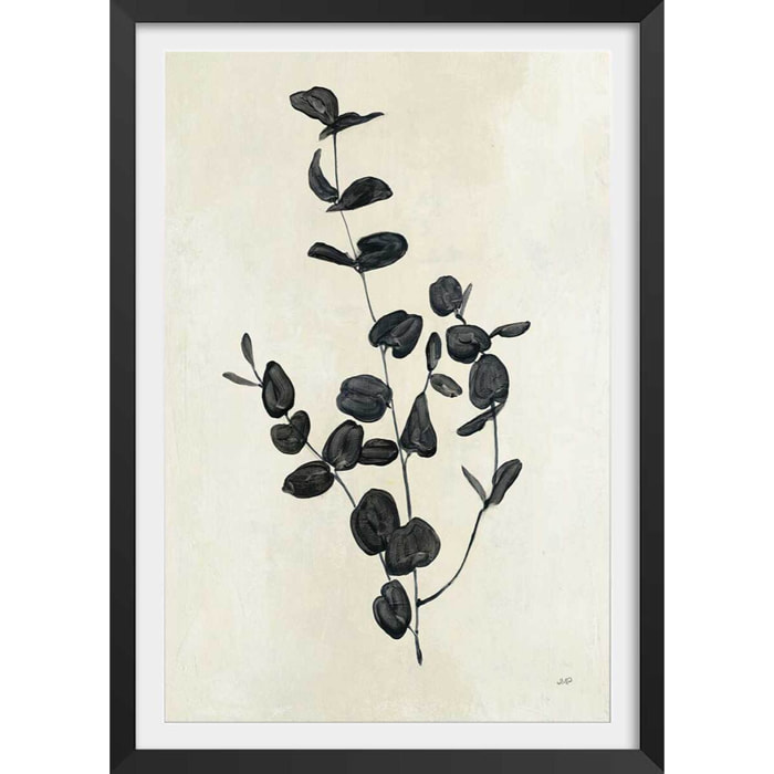 Affiche fleurs Black magic Affiche sous cadre noir