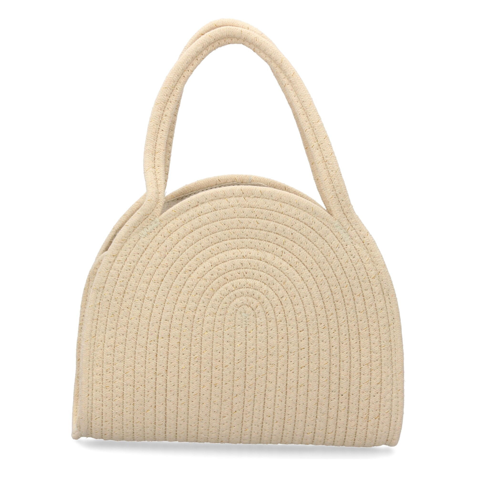 Bolso de hombro para mujer, material de rafia, diseño elegante y moderno ideal para verano