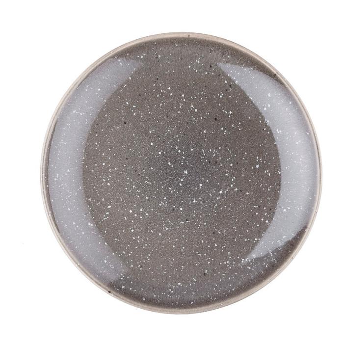 Assiette STELLAR Ø22cm - 6 pièces - Gris béton