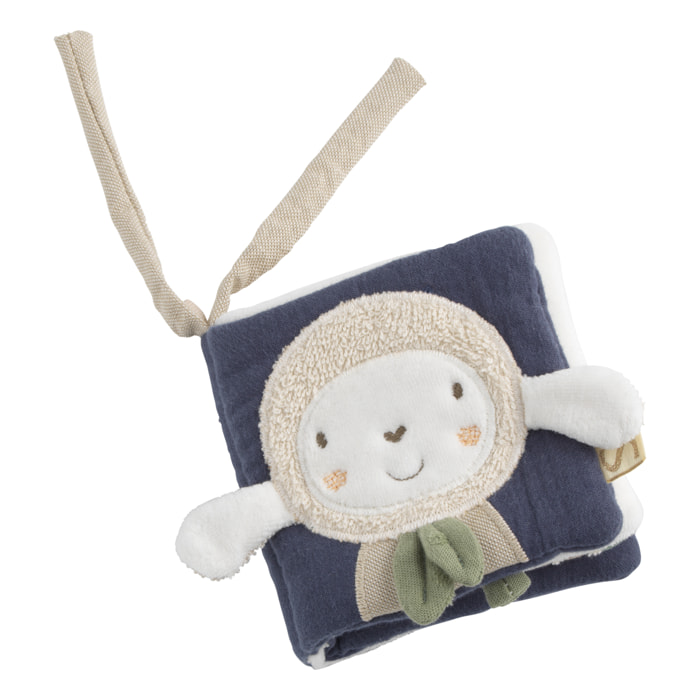 Livre d'éveil bébé en coton bio