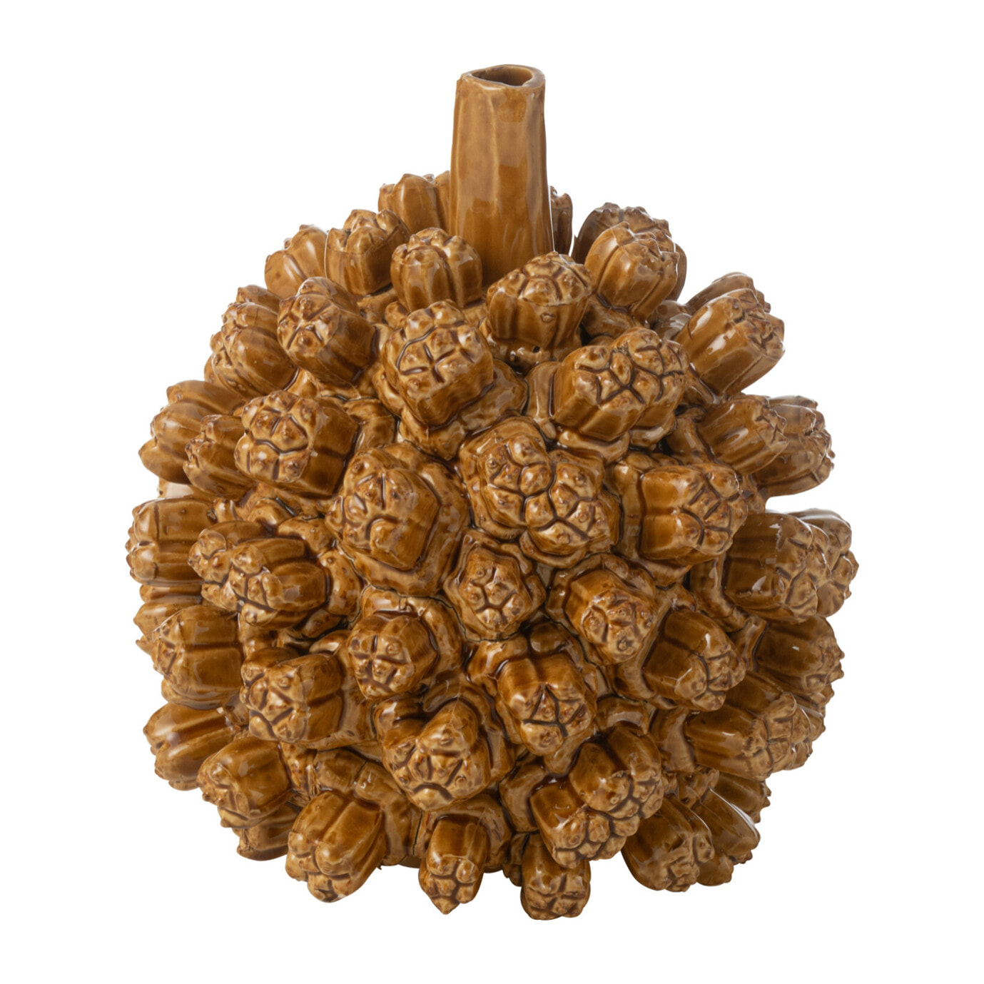 J-Line vase Saki - céramique - jaune - small - Ø 19 cm