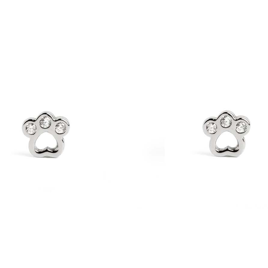 Pendientes Kids Paw Plata