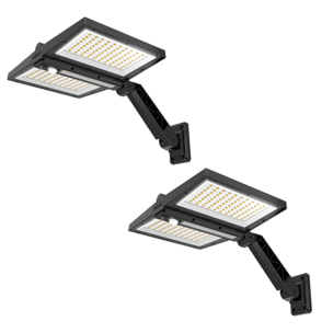 2 Projecteurs solaires sensor CLIPPER 850LM