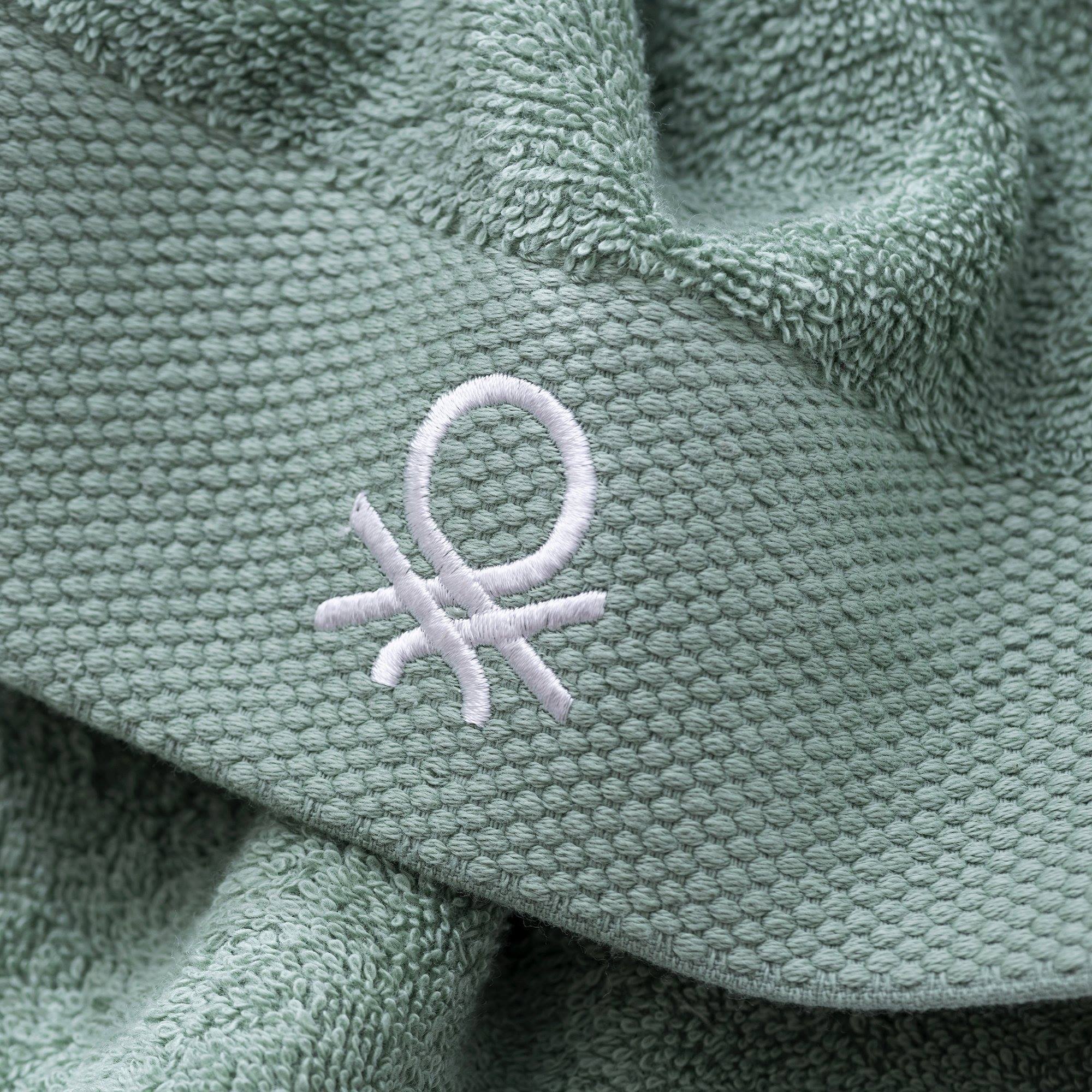 Toalla de baño 70x140cm 100% algodón 450gsm en color verde - suave, absorbente y secado rápido