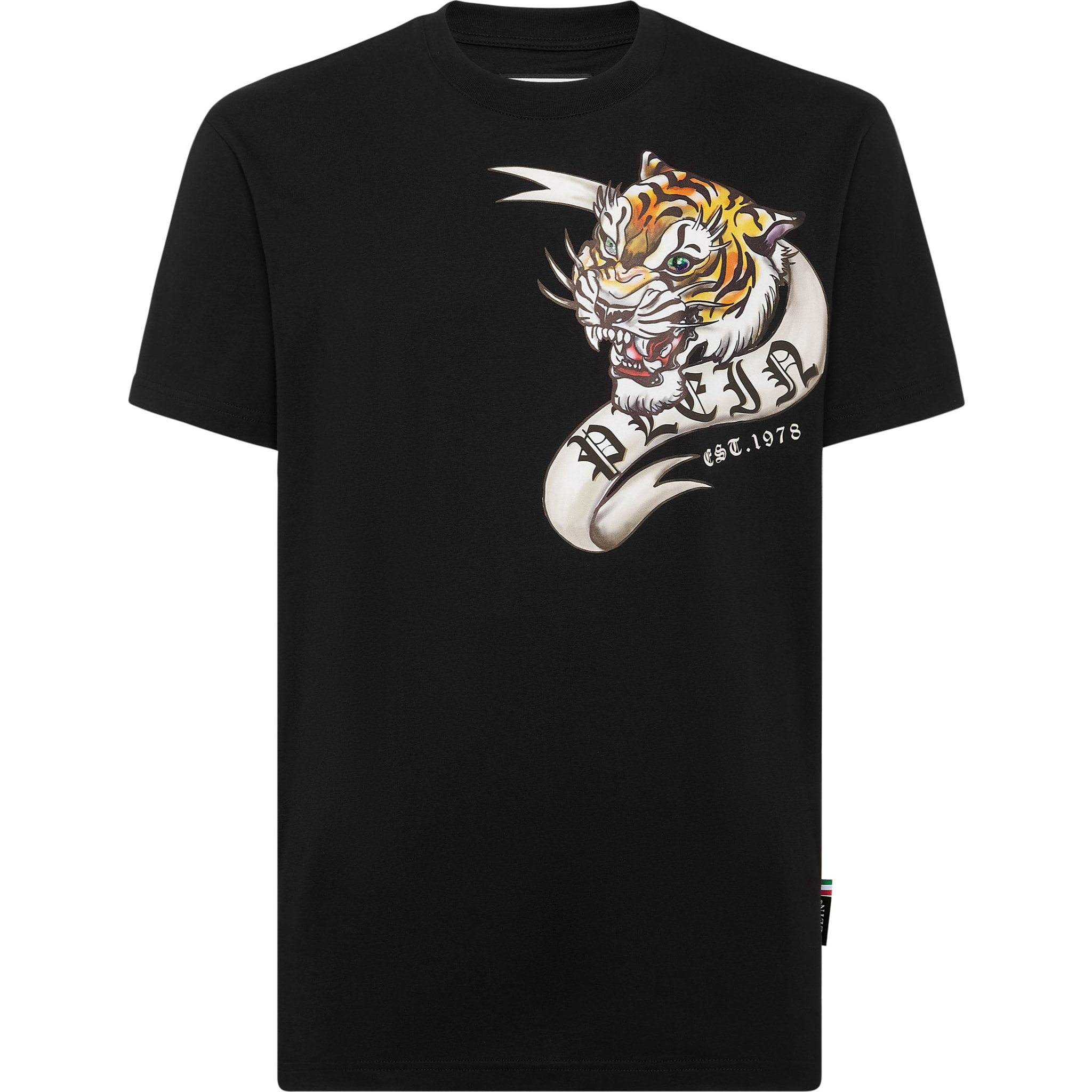 PHILIPP PLEIN T-Shirt Round Neck TATTOO