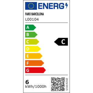 ORWELL LED Lámpara aplique gris oscuro con cámara