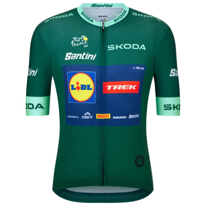 Maillot Vert Tour De France Jonathan Milan - Vert - Homme