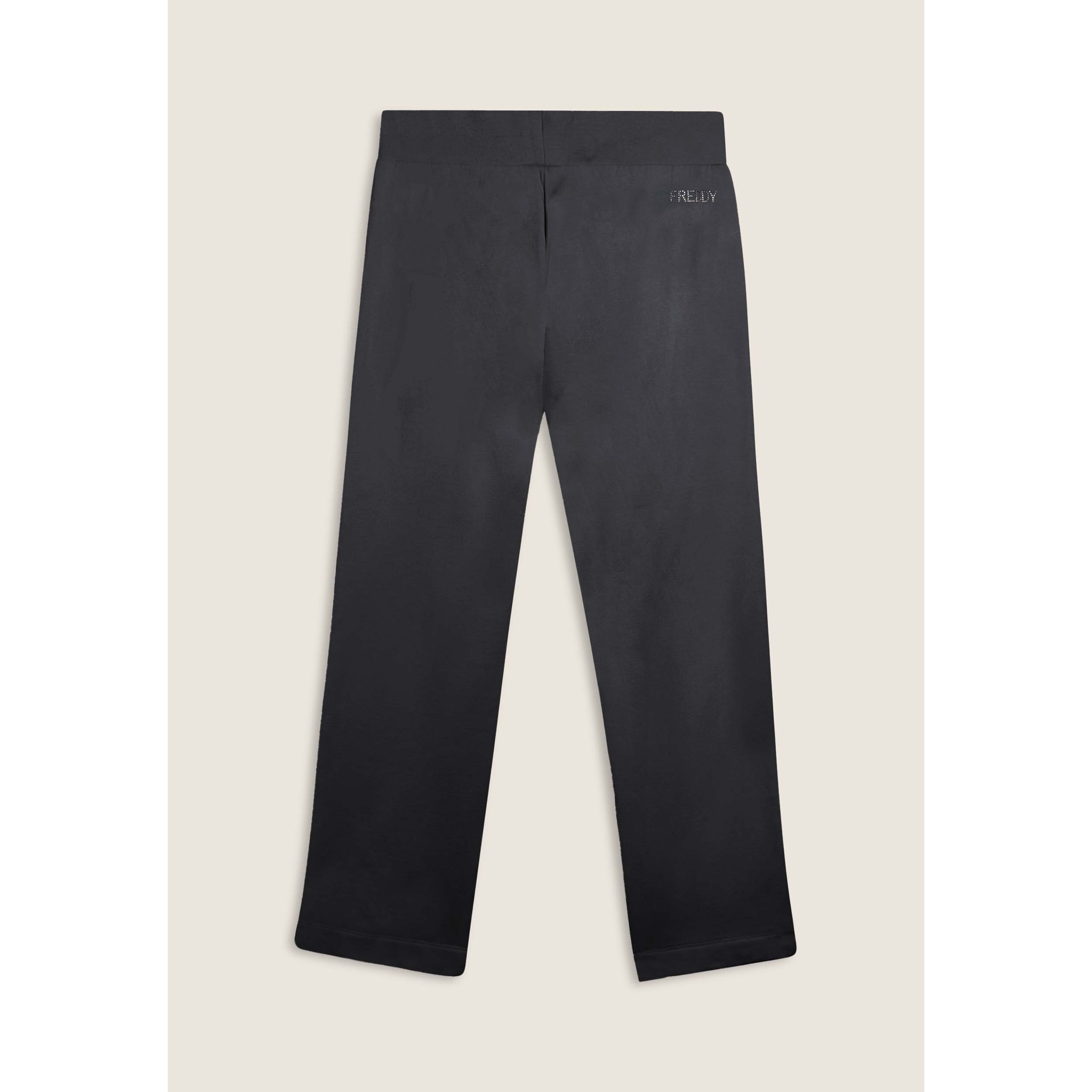 Pantaloni sportivi con gamba dritta e dettagli luminosi