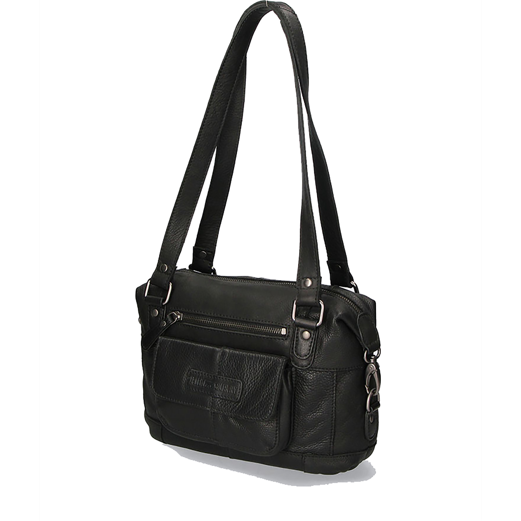 Borsa a tracolla  da uomo In Vera pelle Made in Italy 24x19x7 cm