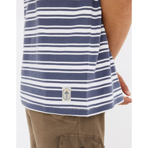 Camiseta Manga Corta Rayas - Hari