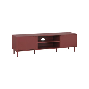 Meuble TV décor bois et métal 160cm ELLIE