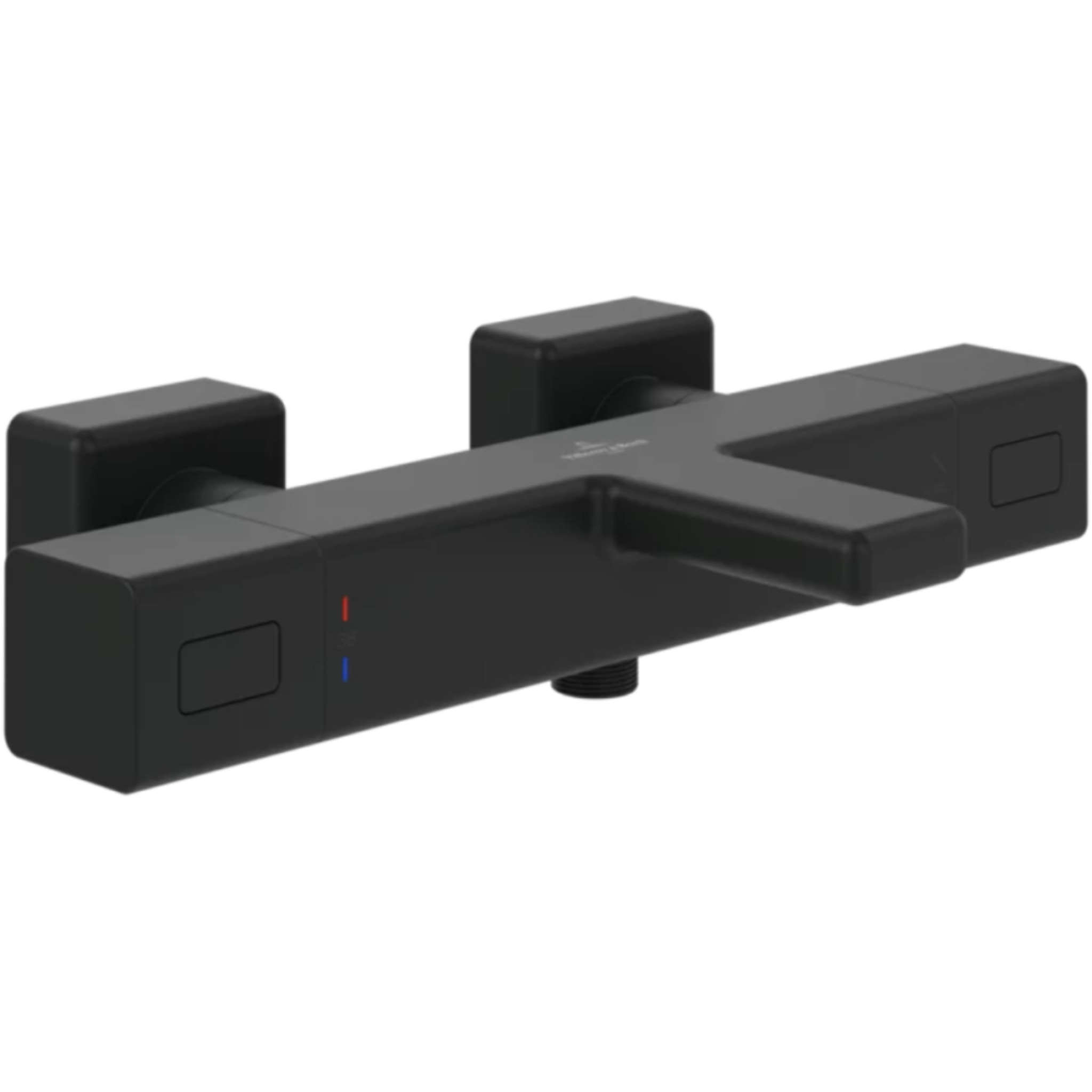 Mitigeur bain douche thermostatique Universal carré Noir mat