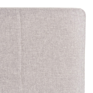 ARTHUR - Tête de lit rembourrée pour lits 140/160cm couleur grise