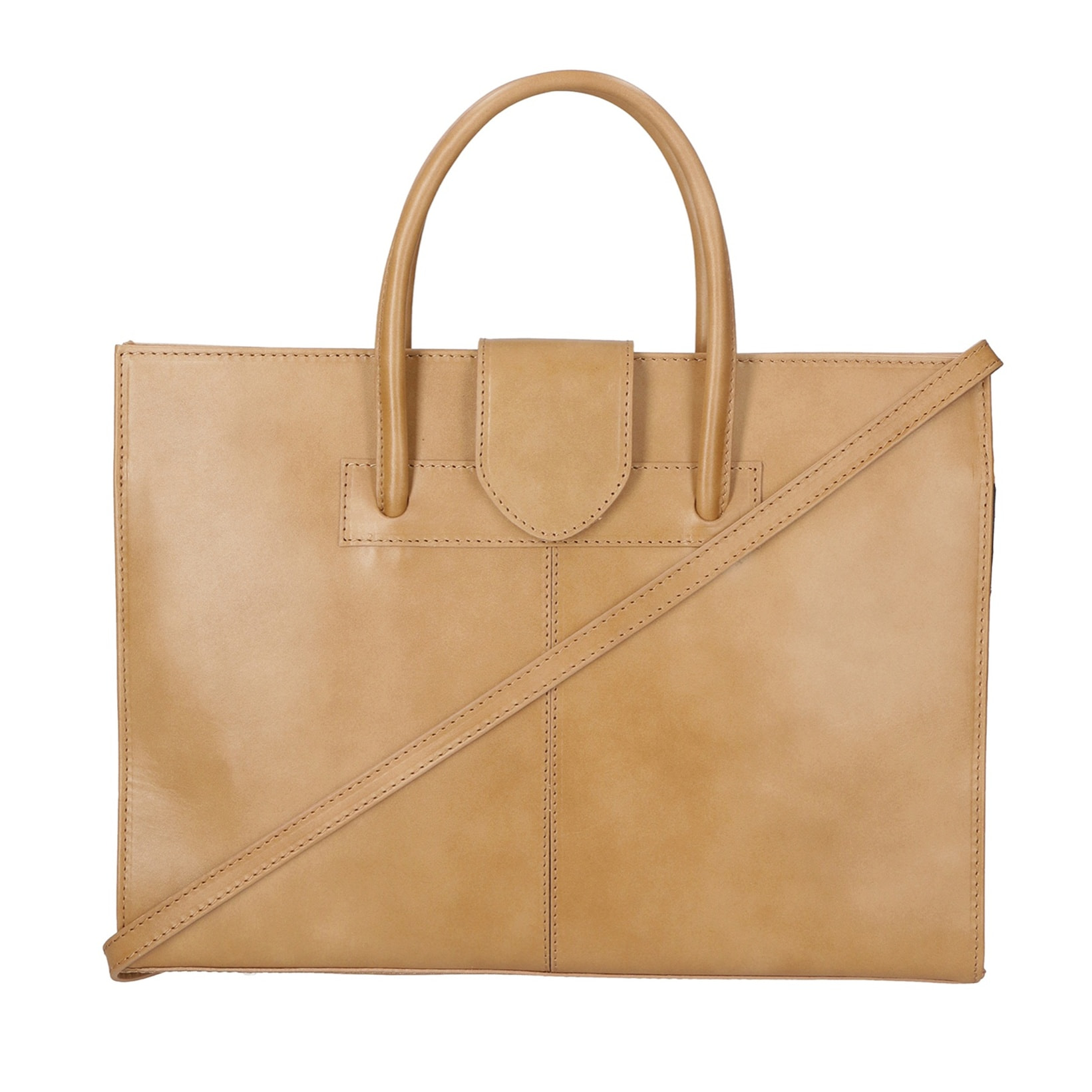 Borsa a mano da donna - Modello Evelina - 100% pelle - 40.0 x 29.0 x 9.0 cm