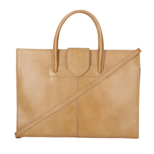 Borsa a mano da donna - Modello Evelina - 100% pelle - 40.0 x 29.0 x 9.0 cm
