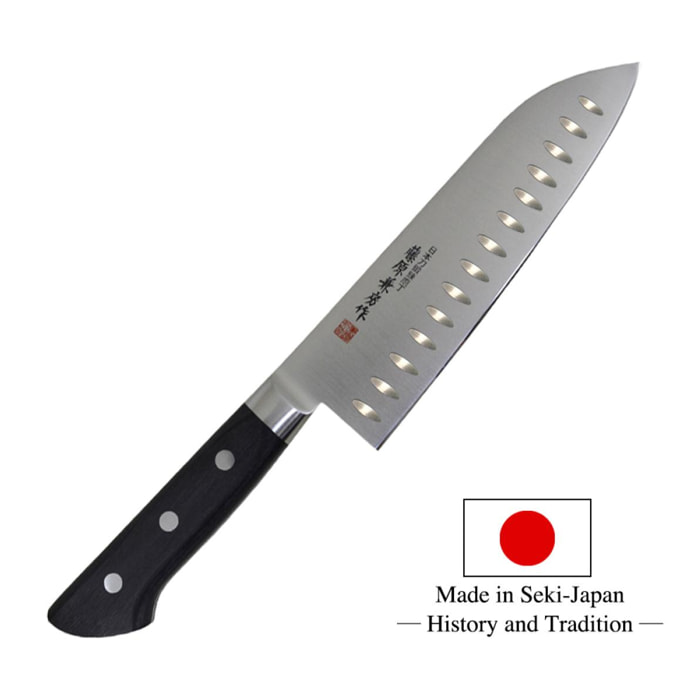 Couteau japonais Santoku 18 cm Fujiwara Kanefusa