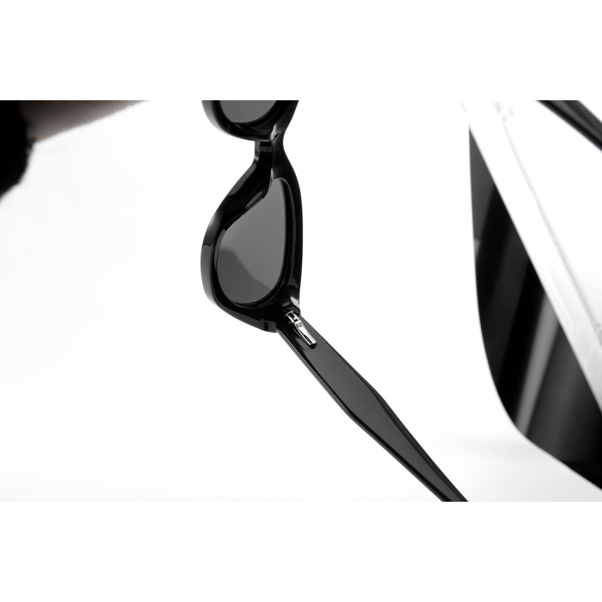 Gafas de sol OCEAN SANTA GIULIA - Negro brillante / Ahumada