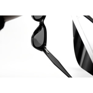 Gafas de sol OCEAN SANTA GIULIA - Negro brillante / Ahumada