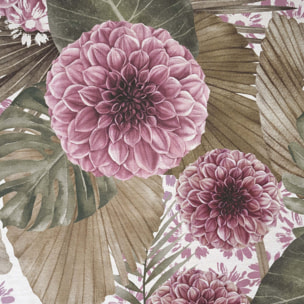 Nappe en tissu 100% coton Dahlias