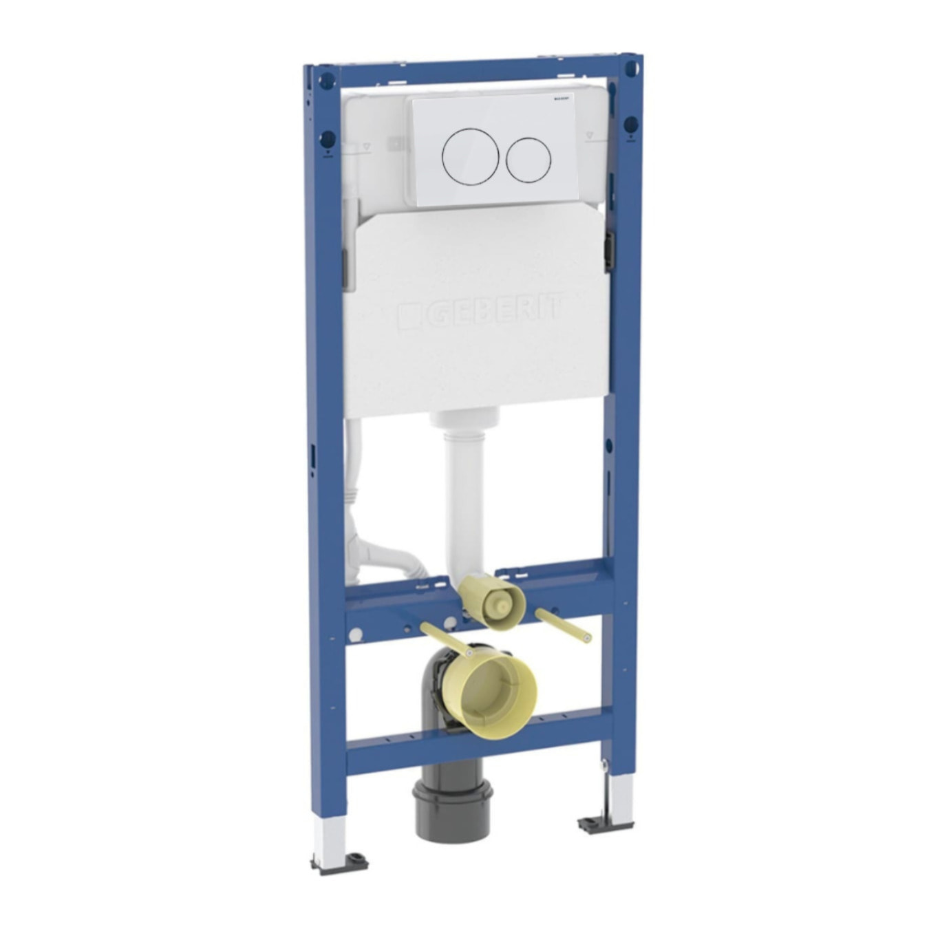 Duofix pack WC bâti-support + WC suspendu sans bride Swiss Aqua Technologies avec abattant SoftClose + plaque (GEBSTBRWR03-FR)