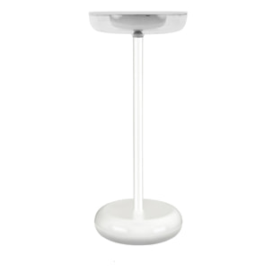FORLIGHT Pomer Sobremesa exterior en blanco con luz led blanco cálido 3000K
