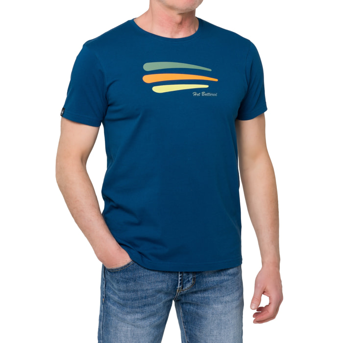 T-shirt BALIAN 100% cotone blu chiaro