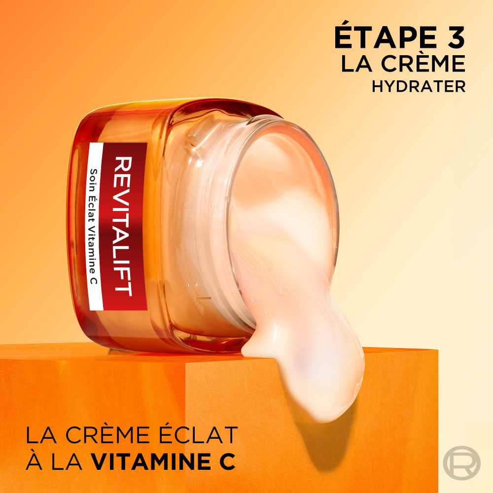 L'Oréal Paris Coffret Vitamine C - Nettoyant Visage 150ml + Sérum 12% Vitamine C 30ml + Soin Visage Eclat 50ml