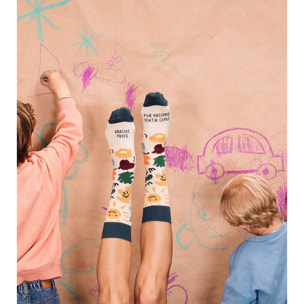 Calcetines "Gracias profe, por hacerme sentir capaz" talla 42-46