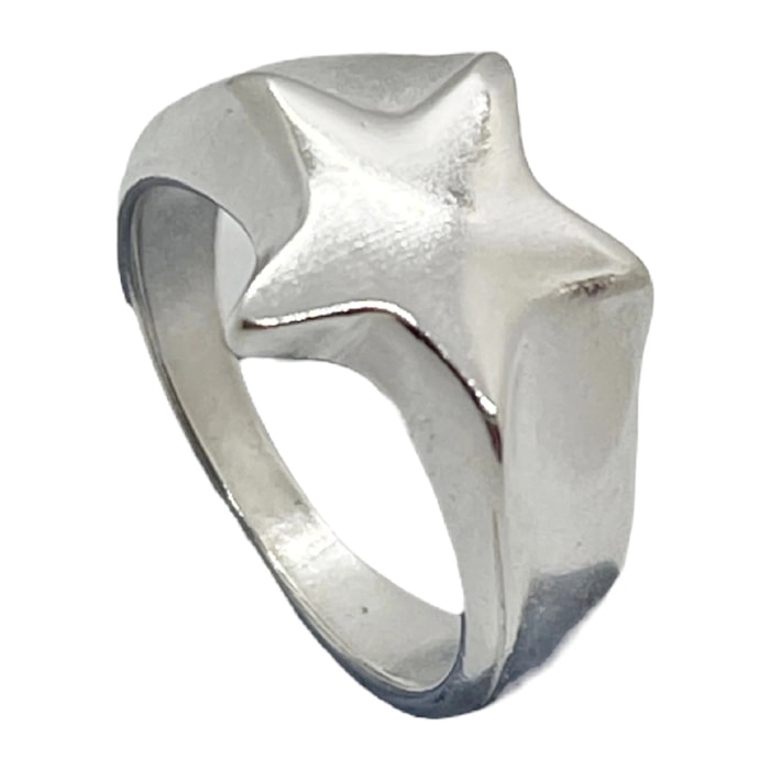 Anillo Estrella Fugaz plata