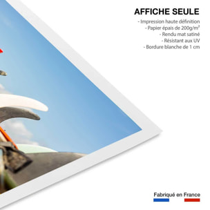 Affiche surf et derives Affiche seule