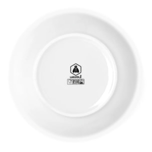 Lot de 6 assiettes plates en porcelaine