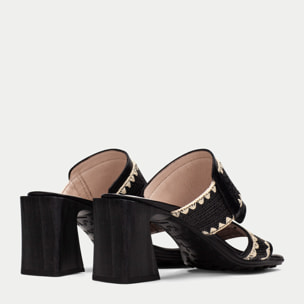 Sandalia Miami Negro 5 cm