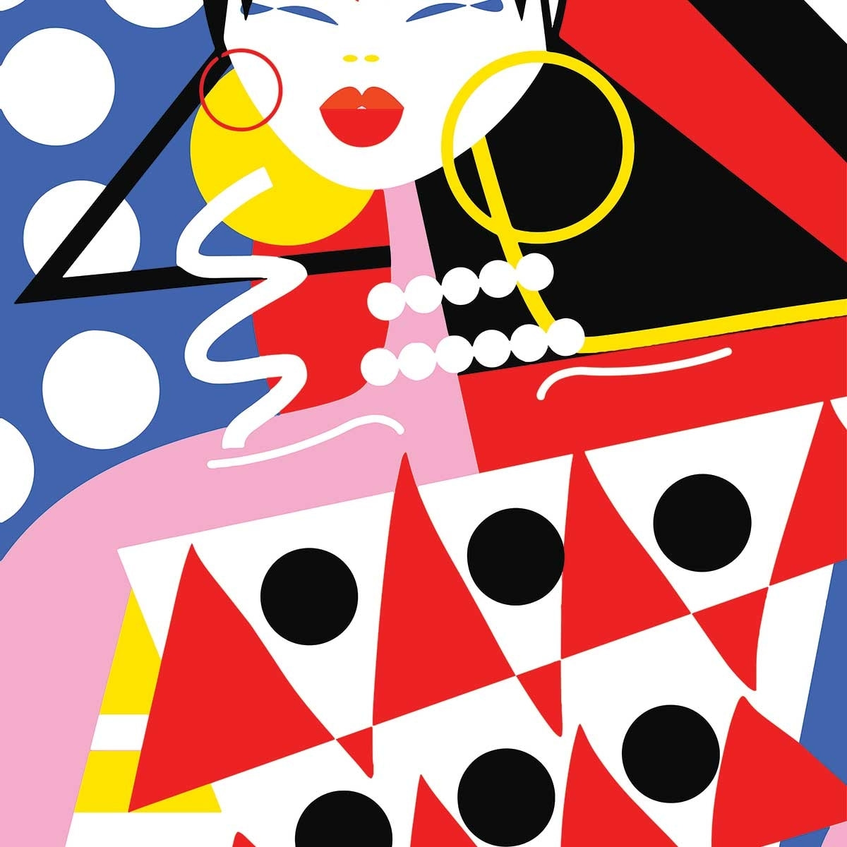 Tableau la vie trépidente d'une femme! Tableau alu Dibond