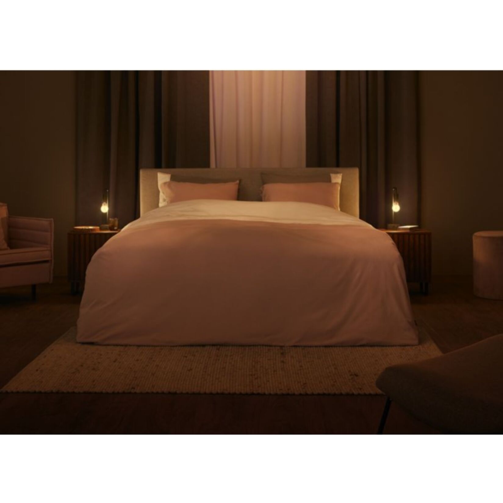 Ampoule LED connectée PHILIPS HUE White Ambiance E27 7W Filament