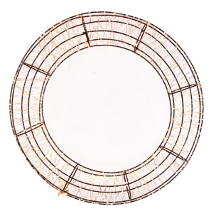 Ghirlanda in metallo con led cm ø38h6,5