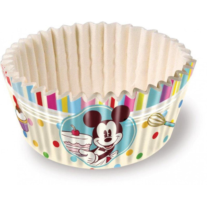 Set di 60 Pirottini per Mini Cupcakes Mickey Mouse Family Disney Cake Design unisex Disney Cake Design
