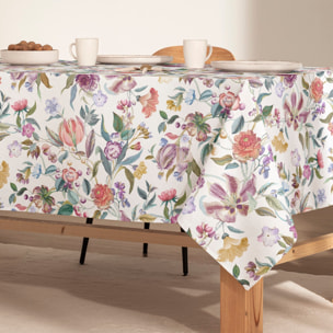 Mantel estampado antimanchas LISSI MULTICOLOR