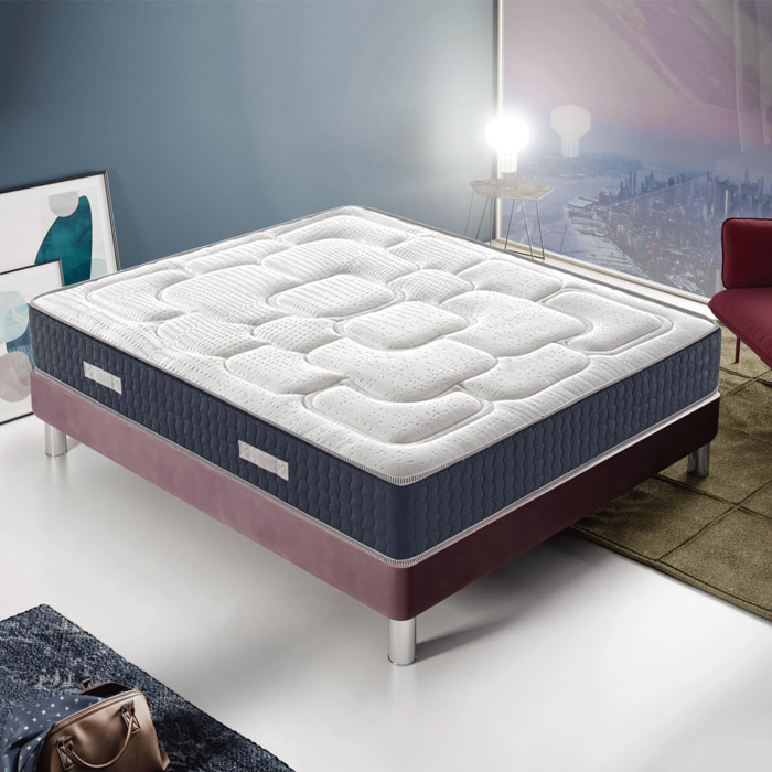 Materasso 200x200 in Memory Foam - Alto 30 cm - 5 cm Memory Foam - Rigidità H3 Royal Memory