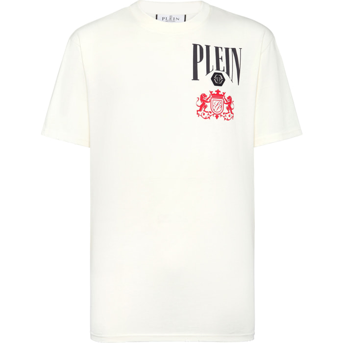 PHILIPP PLEIN Camiseta de cuello redondo y manga corta RACING